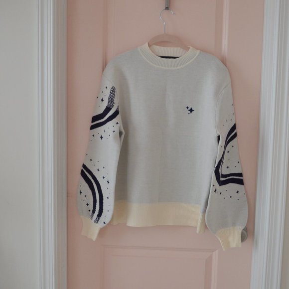 NWT! Carmico Stargazer Sweater in SuperNova Cream - Picture 4 of 10